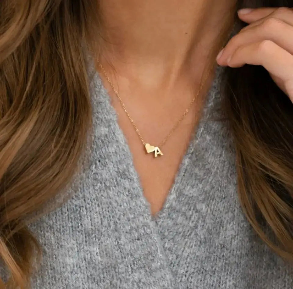 Alpabet Gold Necklace