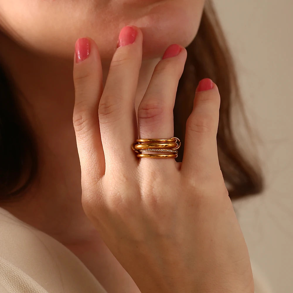 Abby Gold Ring