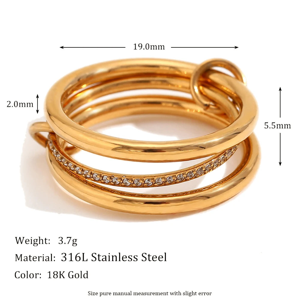 Abby Gold Ring