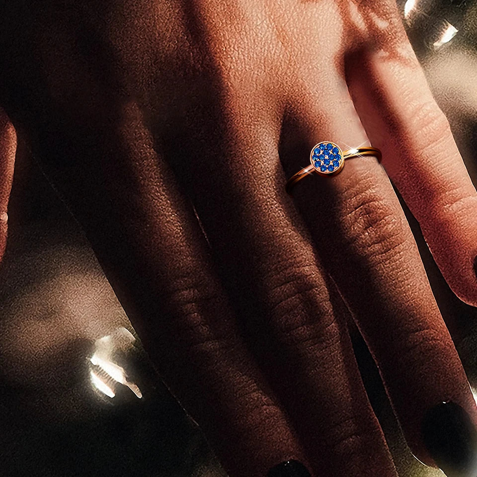 Birthstone Gold Rings