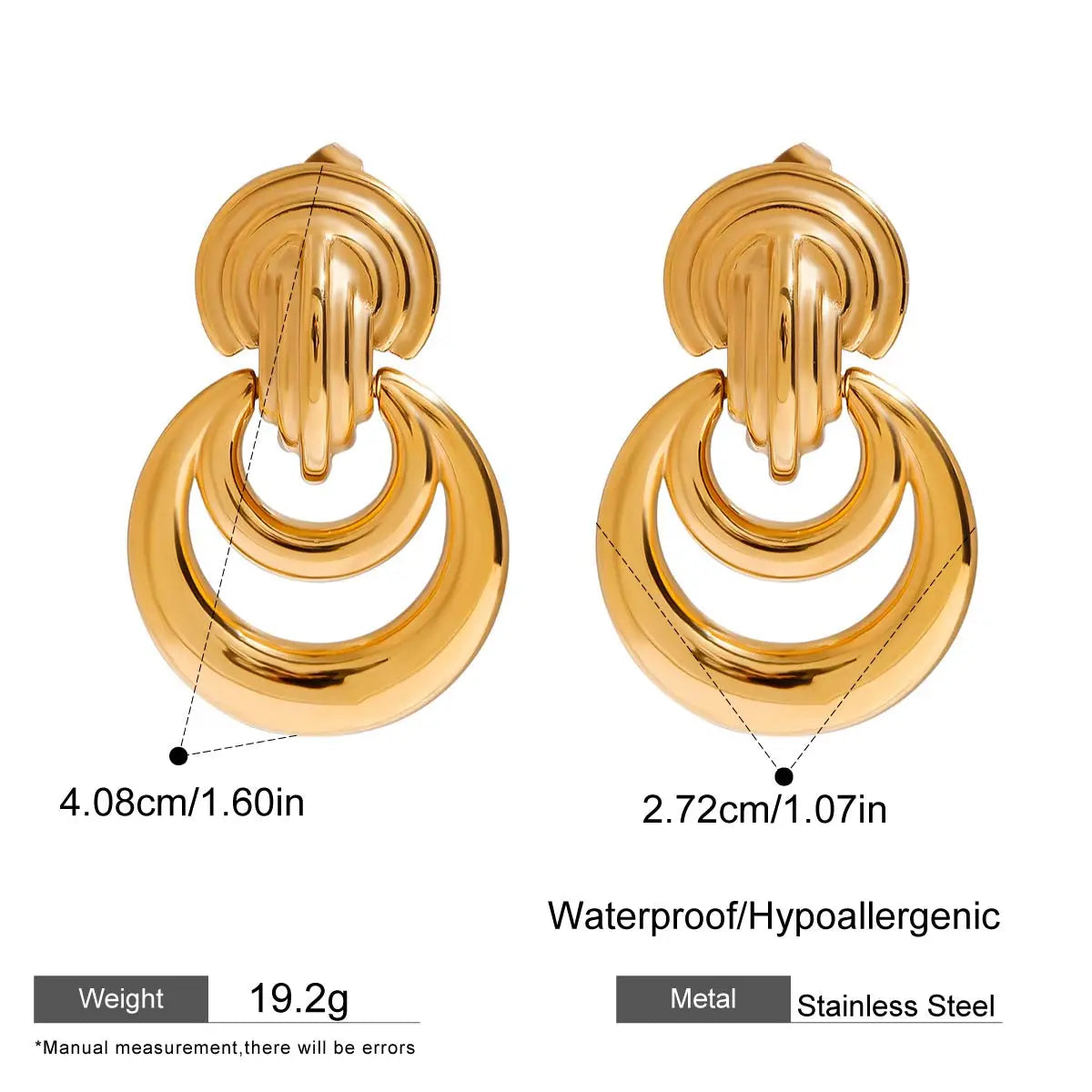 Alma Gold Earrings