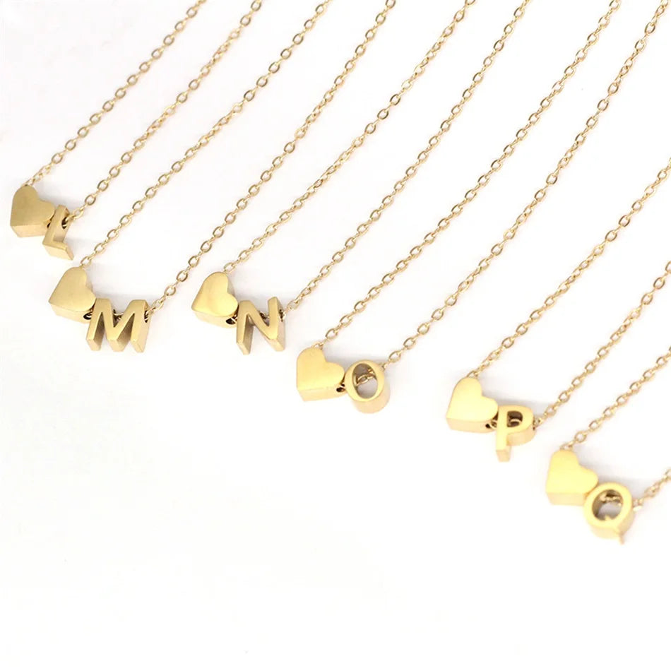 Alpabet Gold Necklace