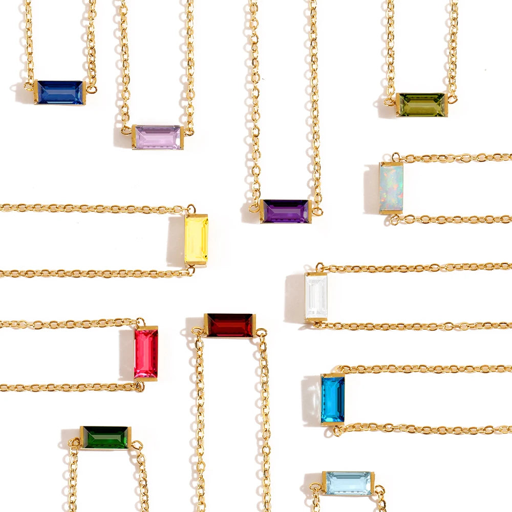 Adam Birthstone Gold Bracelet
