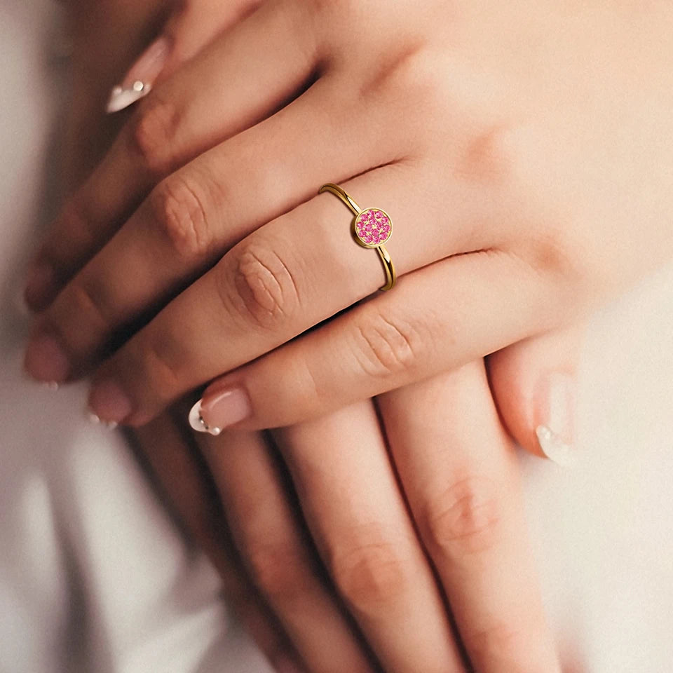 Birthstone Gold Rings