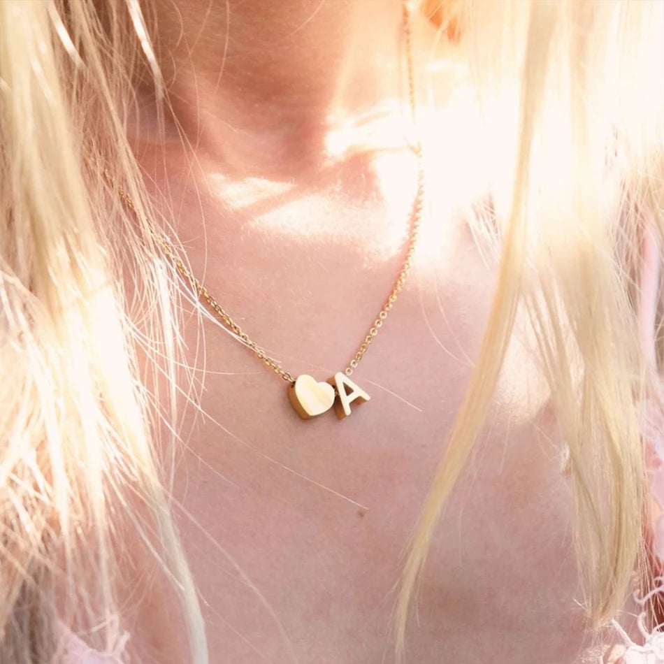 Alpabet Gold Necklace