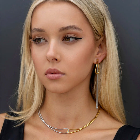 Nora Gold&Silver Necklace