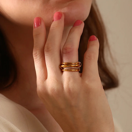 Abby Gold Ring