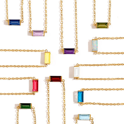 Adam Birthstone Gold Bracelet