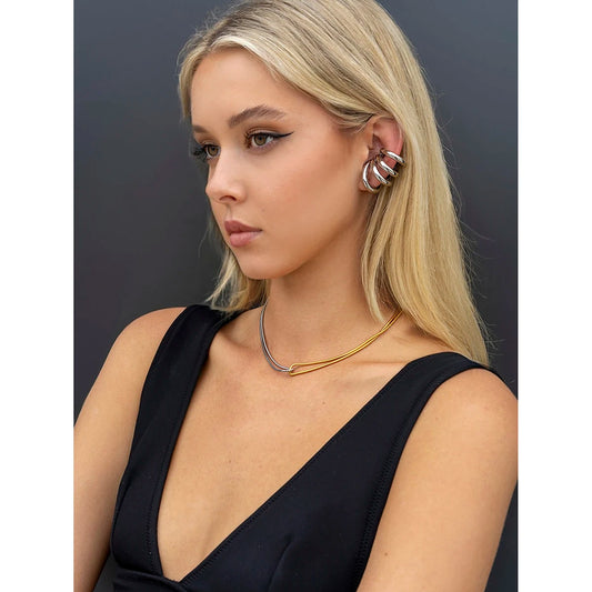 Nora Gold&Silver Necklace