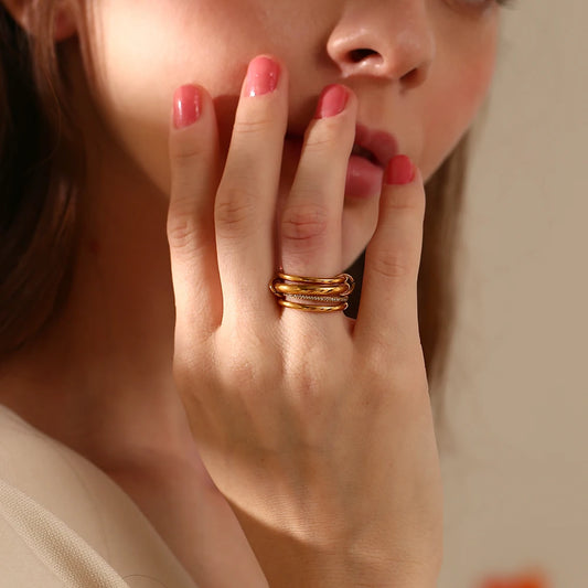 Abby Gold Ring